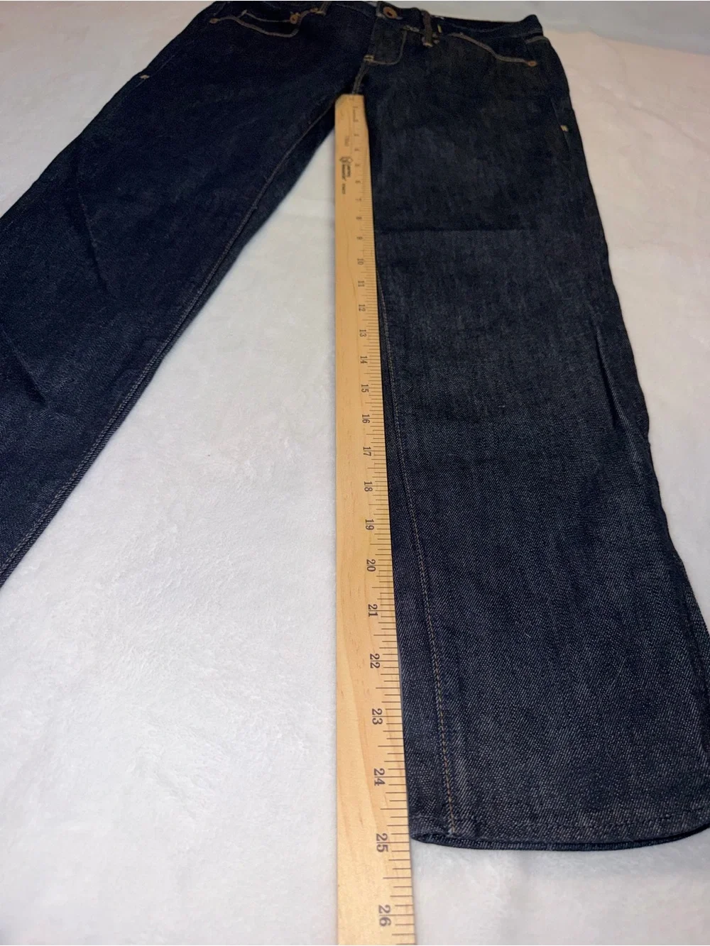 NWOT - Madewell Women's Indigo Dark Rinse Skinny Denim with Leg Zippers Size 27